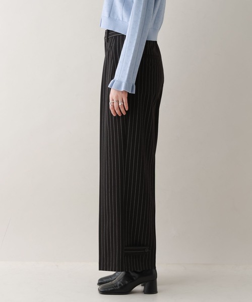 RAGEBLUE（レイジブルー）の「裾デザイン2タックワイドスラックス（スラックス・レディース・ブラウン/ベージュ系2/ブラック系9・FREE）」の17枚目の写真