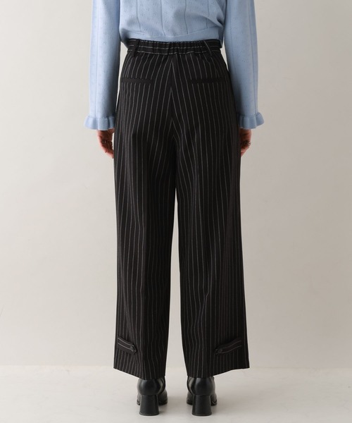 RAGEBLUE（レイジブルー）の「裾デザイン2タックワイドスラックス（スラックス・レディース・ブラウン/ベージュ系2/ブラック系9・FREE）」の19枚目の写真