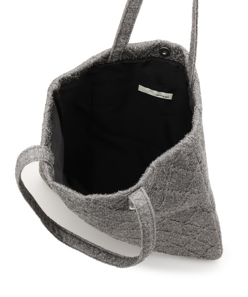 SHOO・LA・RUE（シューラルー）の「ラメ格子柄スクエアトートバッグ（トートバッグ・レディース・グレー/ブラウン系その他/ライトベージュ・00）」の17枚目の写真