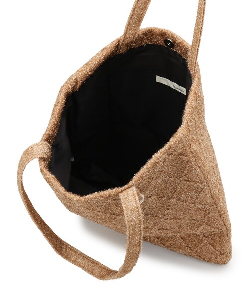 SHOO・LA・RUE（シューラルー）の「ラメ格子柄スクエアトートバッグ（トートバッグ・レディース・グレー/ブラウン系その他/ライトベージュ・00）」の18枚目の写真