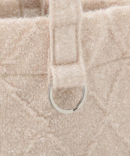 SHOO・LA・RUE（シューラルー）の「ラメ格子柄スクエアトートバッグ（トートバッグ・レディース・グレー/ブラウン系その他/ライトベージュ・00）」の21枚目の写真