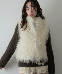 Ulysses（ユリシス）の「プードルフェイクファーベスト（ダウンベスト）」