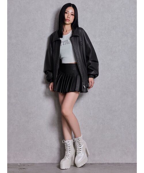 GYDA（ジェイダ）の「Serenata bijouニットトップス（ニット/セーター・レディース・ピンク/ブラック/オフホワイト・FREE）」の17枚目の写真