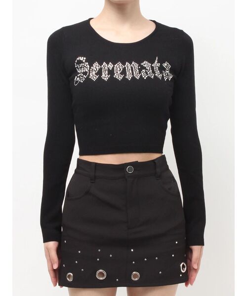 GYDA（ジェイダ）の「Serenata bijouニットトップス（ニット/セーター・レディース・ピンク/ブラック/オフホワイト・FREE）」の20枚目の写真