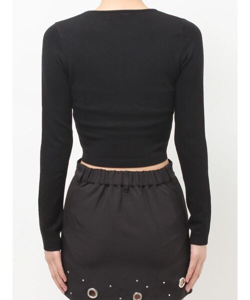 GYDA（ジェイダ）の「Serenata bijouニットトップス（ニット/セーター・レディース・ピンク/ブラック/オフホワイト・FREE）」の22枚目の写真