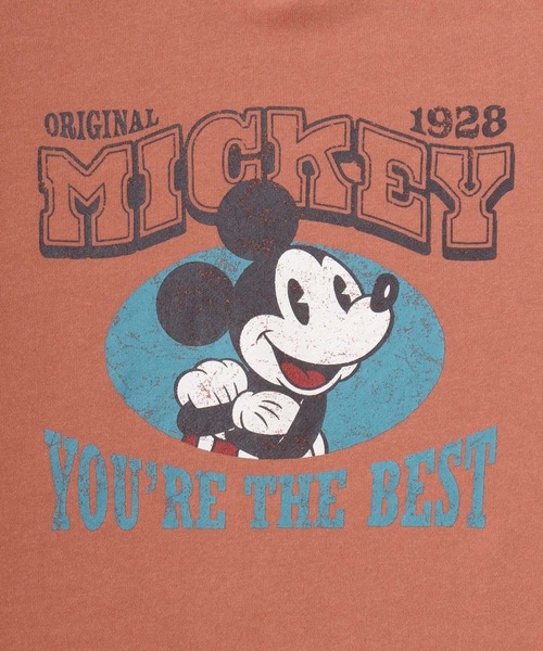 Disney(ディズニー)の「Disney(ディズニー)キャラクターカレッジロゴプリント Vネックスウェットトレーナー/ミッキーマウス/101匹わんちゃん/ドローコード付(スウェット・レディース・モカ/スミクロ/ネイビー/オレンジ系その他・M/L)」の16枚目の写真