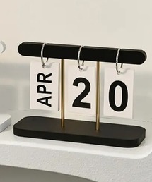 Ein（アイン）の「Ein/リング式 モノトーン 日めくり 卓上 カレンダー（インテリア雑貨）」
