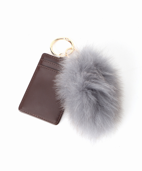 SLOBE IENA(スローブイエナ)の「SLOBE ファーチャーム(その他小物・レディース・チャコールグレー/カーキ・FREE)」の7枚目の写真