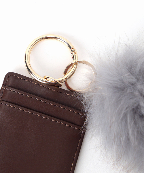 SLOBE IENA(スローブイエナ)の「SLOBE ファーチャーム(その他小物・レディース・チャコールグレー/カーキ・FREE)」の9枚目の写真