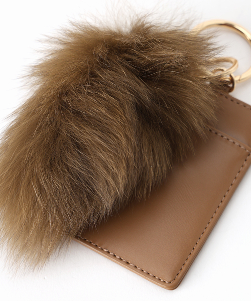 SLOBE IENA(スローブイエナ)の「SLOBE ファーチャーム(その他小物・レディース・チャコールグレー/カーキ・FREE)」の15枚目の写真