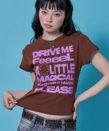 SEQUENZ（シークエンズ）の「【sqnz/エスキュンズ】※WEB限定 / メッセージプリント / レディースコンパクトT / sqnz message pt compact tee（Tシャツ/カットソー）」