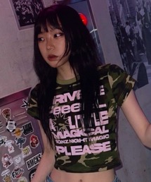 SEQUENZ（シークエンズ）の「※WEB限定 / メッセージプリント /ビックロゴコンパクトT / sqnz message pt compact tee（Tシャツ/カットソー）」