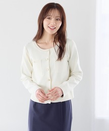 Andemiu（アンデミュウ）の「デザインボタンカーディガン638454（カーディガン/ボレロ）」