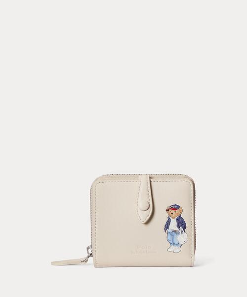 Polo ベア レザー コンパクト ウォレット（財布）｜POLO RALPH LAUREN