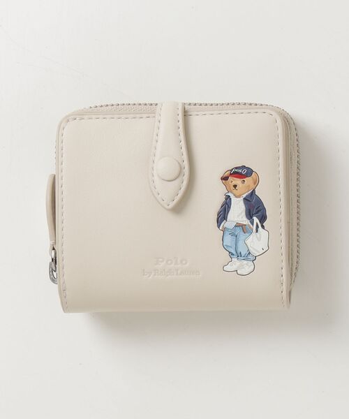 Polo ベア レザー コンパクト ウォレット（財布）｜POLO RALPH LAUREN