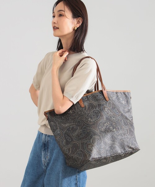 Demi-Luxe BEAMS（デミルクス ビームス）の「A VACATION / ROAM PAISLEY トートバッグ（トートバッグ・レディース・ダークブラウン・ONE SIZE）」の2枚目の写真
