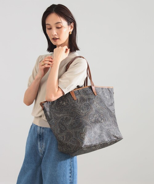 Demi-Luxe BEAMS（デミルクス ビームス）の「A VACATION / ROAM PAISLEY トートバッグ（トートバッグ・レディース・ダークブラウン・ONE SIZE）」の3枚目の写真