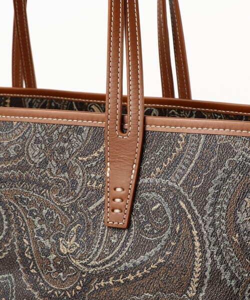 Demi-Luxe BEAMS（デミルクス ビームス）の「A VACATION / ROAM PAISLEY トートバッグ（トートバッグ・レディース・ダークブラウン・ONE SIZE）」の8枚目の写真