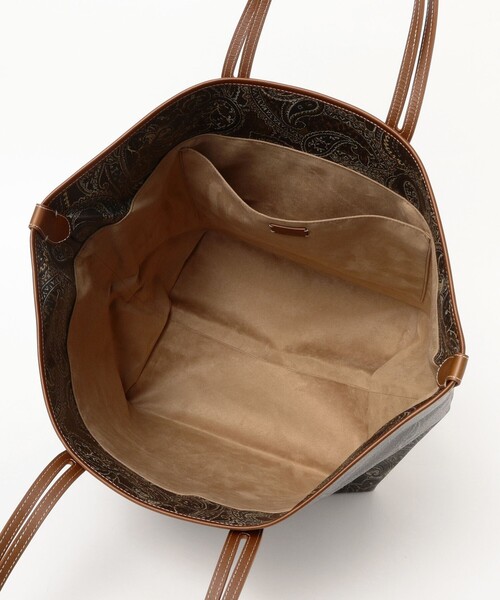 Demi-Luxe BEAMS（デミルクス ビームス）の「A VACATION / ROAM PAISLEY トートバッグ（トートバッグ・レディース・ダークブラウン・ONE SIZE）」の9枚目の写真