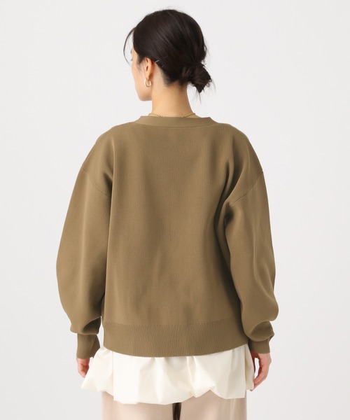 Elura（エルーラ）の「パールボタンリブカーディガン/655087（カーディガン/ボレロ・レディース・ネイビー/ホワイト/キャメル/ブルー・FREE）」の17枚目の写真