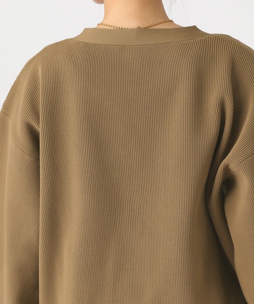 Elura（エルーラ）の「パールボタンリブカーディガン/655087（カーディガン/ボレロ・レディース・ネイビー/ホワイト/キャメル/ブルー・FREE）」の19枚目の写真