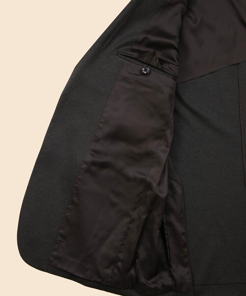 BROOKS BROTHERS(ブルックスブラザーズ)の「ウール/ポリエステル ニット ピンドット シングル2釦ジャケット Classic(テーラードジャケット・メンズ・ブラウン・MEDIUM/X-LARGE)」の5枚目の写真