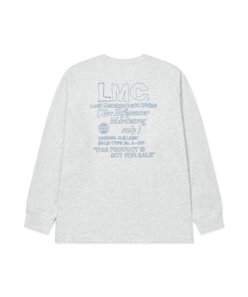 LMCの「FN DOODLE LONG SLV TEE light heather gray(Tシャツ/カットソー・レディース・その他・S/M/L/XL)」の1枚目の写真