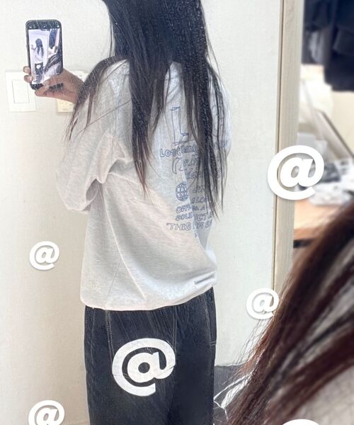 LMCの「FN DOODLE LONG SLV TEE light heather gray(Tシャツ/カットソー・レディース・その他・S/M/L/XL)」の9枚目の写真