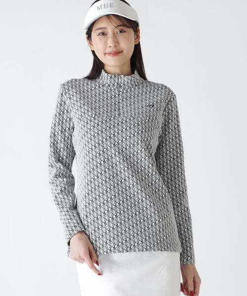MASTER BUNNY EDITION(マスターバニーエディション)の「幾何柄起毛ジャガード(Tシャツ/カットソー・レディース・ベージュ/ホワイト・LARGE/SMALL/MEDIUM)」の8枚目の写真