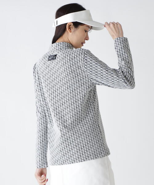 MASTER BUNNY EDITION(マスターバニーエディション)の「幾何柄起毛ジャガード(Tシャツ/カットソー・レディース・ベージュ/ホワイト・LARGE/SMALL/MEDIUM)」の9枚目の写真