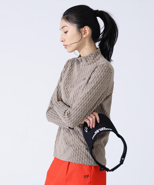 MASTER BUNNY EDITION(マスターバニーエディション)の「幾何柄起毛ジャガード(Tシャツ/カットソー・レディース・ベージュ/ホワイト・LARGE/SMALL/MEDIUM)」の13枚目の写真