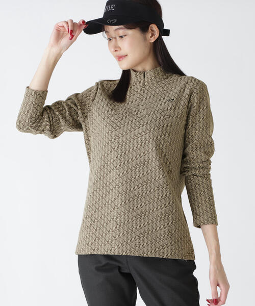 MASTER BUNNY EDITION(マスターバニーエディション)の「幾何柄起毛ジャガード(Tシャツ/カットソー・レディース・ベージュ/ホワイト・LARGE/SMALL/MEDIUM)」の16枚目の写真