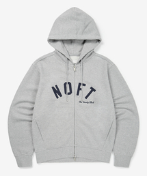 NOFT オールデイ フードジップアップ [メランジグレー]