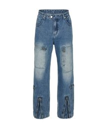 THEVINYLHOUSE（ザバイニルハウス）の「FLIGHT DENIM PANTS BLUE (VH2DSUD100A)（デニムパンツ）」