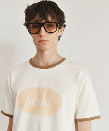 HEUTE（ホイテ）の「HET CIRCLE RINGER T-SHIRT (BROWN)（Tシャツ/カットソー）」