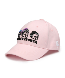 Monkey Flower（モンキーフラワー）の「共用モンキートリオボールキャップ MS0ACP04U ライトピンク（キャップ）」