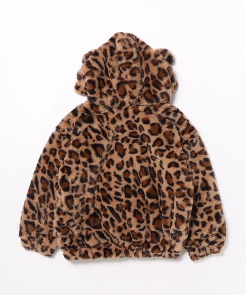 URBAN CHERRY（アーバンチェリー）の「レオパードクマ耳ファーパーカー（パーカー・キッズ・ブラウン・130cm/120cm/110cm）」の21枚目の写真