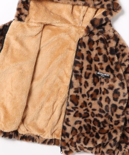 URBAN CHERRY（アーバンチェリー）の「レオパードクマ耳ファーパーカー（パーカー・キッズ・ブラウン・130cm/120cm/110cm）」の22枚目の写真