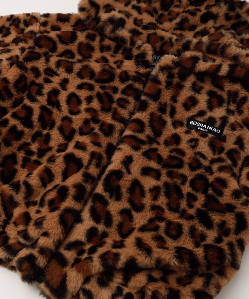 URBAN CHERRY（アーバンチェリー）の「レオパードクマ耳ファーパーカー（パーカー・キッズ・ブラウン・130cm/120cm/110cm）」の10枚目の写真
