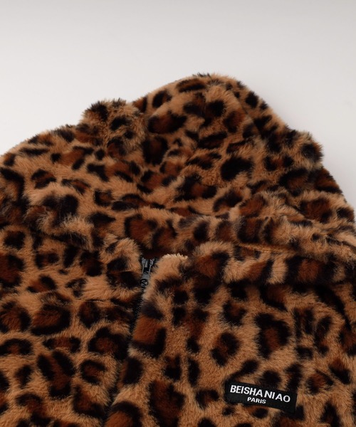 URBAN CHERRY（アーバンチェリー）の「レオパードクマ耳ファーパーカー（パーカー・キッズ・ブラウン・130cm/120cm/110cm）」の11枚目の写真