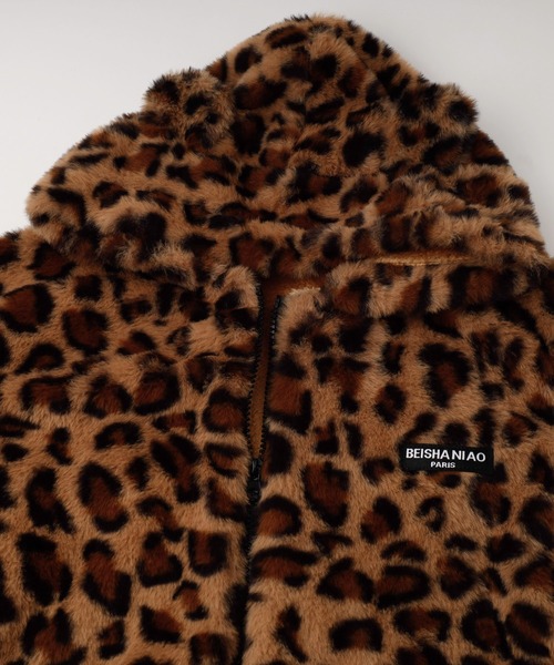 URBAN CHERRY（アーバンチェリー）の「レオパードクマ耳ファーパーカー（パーカー・キッズ・ブラウン・130cm/120cm/110cm）」の16枚目の写真