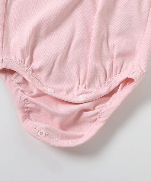 apres les cours(アプレレクール)の「小花柄肩フリルジャンスカ+ボディースーツセット(その他ベビーウェア・キッズ・アイボリー/ミント・80/70)」の3枚目の写真