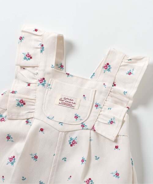 apres les cours(アプレレクール)の「小花柄肩フリルジャンスカ+ボディースーツセット(その他ベビーウェア・キッズ・アイボリー/ミント・80/70)」の18枚目の写真