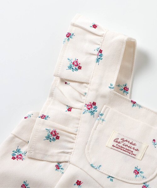 apres les cours(アプレレクール)の「小花柄肩フリルジャンスカ+ボディースーツセット(その他ベビーウェア・キッズ・アイボリー/ミント・80/70)」の19枚目の写真