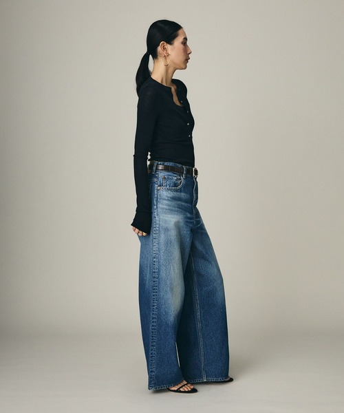 Chaos（カオス）の「Chaos(カオス)/ ◆WHY NOT NOW◆ ローワヘンリープルオーバー（Tシャツ/カットソー・レディース・ダークネイビー/ライトグレー/ホワイト・FREE）」の15枚目の写真