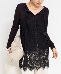 NOLLEY'S（ノーリーズ）の「ウォッシャブルレースビスチェ（キャミソール）」