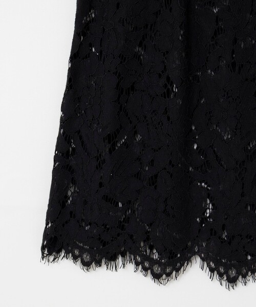 NOLLEY’S（ノーリーズ）の「ウォッシャブルレースビスチェ（キャミソール・レディース・ホワイト/ブラック・38）」の3枚目の写真