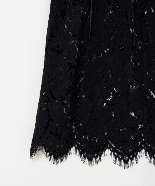 NOLLEY’S（ノーリーズ）の「ウォッシャブルレースビスチェ（キャミソール・レディース・ホワイト/ブラック・38）」の7枚目の写真