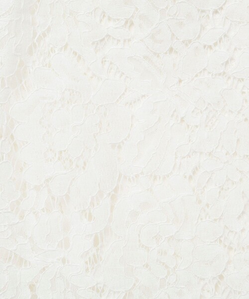 NOLLEY’S（ノーリーズ）の「ウォッシャブルレースビスチェ（キャミソール・レディース・ホワイト/ブラック・38）」の11枚目の写真