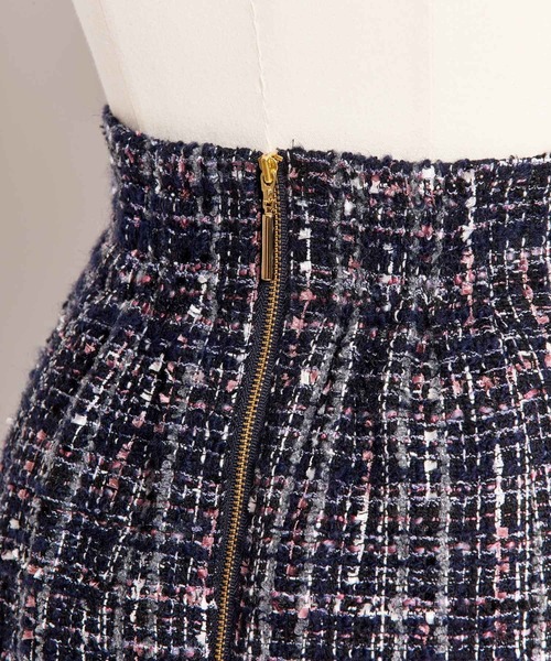 NOELA（ノエラ）の「ツイードナロースカート（スカート・レディース・ブラック/ネイビー/ベージュ・S/M）」の18枚目の写真